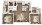 AS1 - 1 bedroom floorplan layout with 2 baths and 1096 square feet.