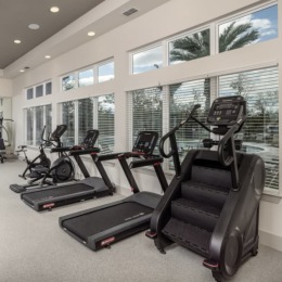 treadmills in the fitness center