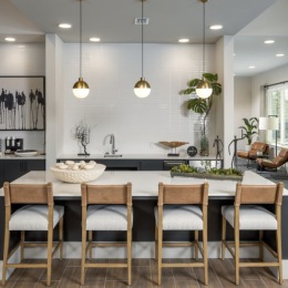 resident kitchen with ample seating